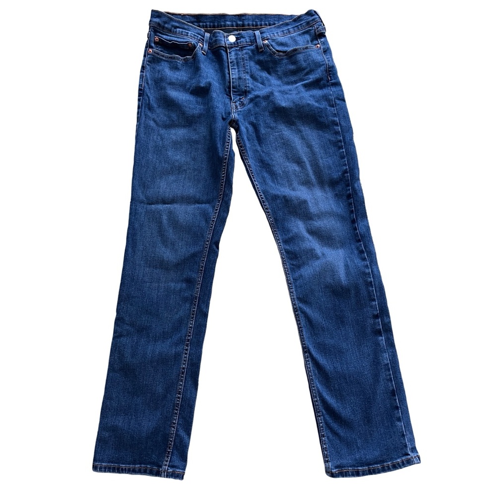 Levi's 511 Mens Straight Dark Wash Blue Jeans Sz 36/32L